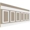 Ekena Millwork 94 1/2"L (Adjustable 32"H to 36"H) Ashford Square Panel Traditional Wainscot Paneling Kit WPKUSQ031P032 - alternate 2